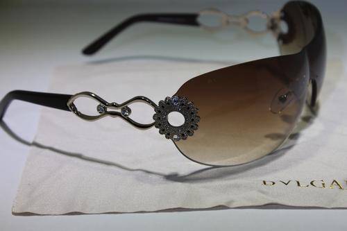 ORIGINAL BVLGARI LADIES SUNGLASSES IN BOX BROWN BV6096B  ##BRAND NEW##