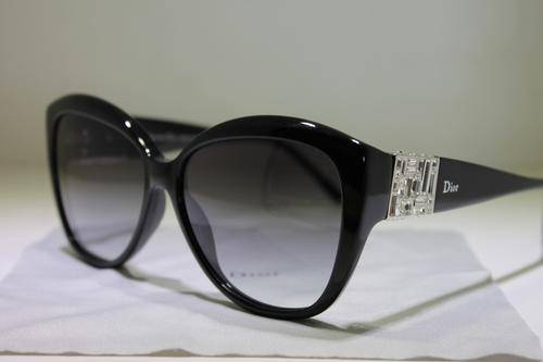 ORIGINAL DIOR LADIES SUNGLASSES IN BOX BLACK CD3755 ##BRAND NEW## NEW STYLE
