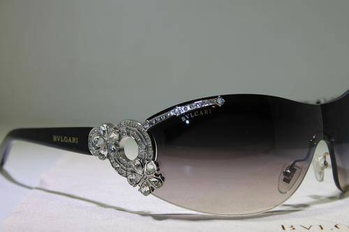 ORIGINAL BVLGARI LADIES SUNGLASSES IN BOX BLACK BV6108 ##BRAND NEW##