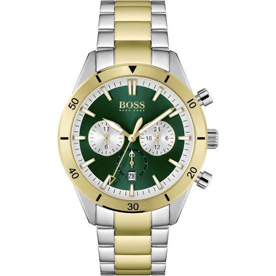 Mens Hugo Boss Santiago 2tone Chronograph Watch 1513872 ##BRAND NEW##