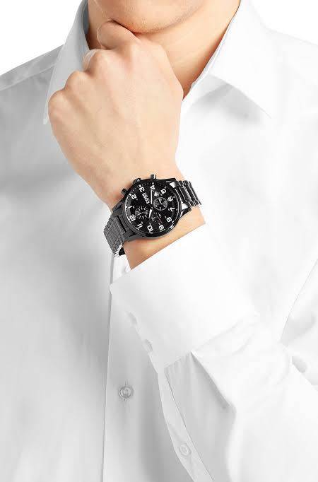 MENS HUGO BOSS AEROLINER CHRONOGRAPH WATCH 1513180