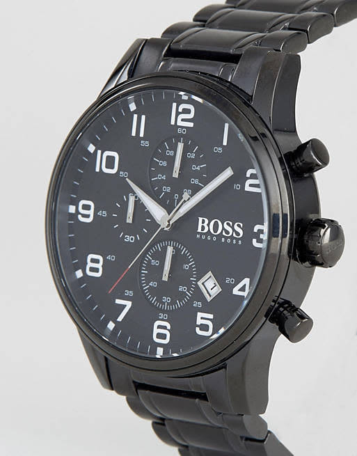 MENS HUGO BOSS AEROLINER CHRONOGRAPH WATCH 1513180