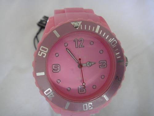 BEAUTIFUL PINK SILICONE LADIES WATCH ##BRAND NEW##