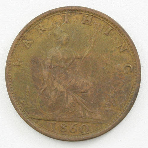 British Farthing 1860