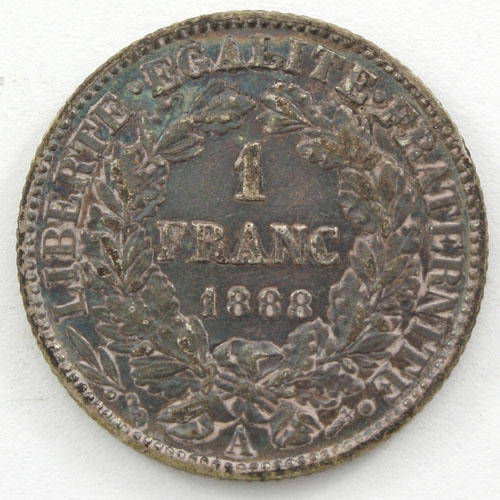 France One Franc 1888
