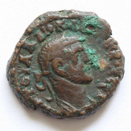 Diocletian, Potin tetradrachm of Alexandria, Egypt (284 AD - 305 AD)