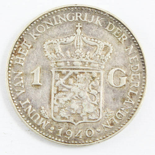 Netherlands - Wilhelmina I - 1940 Silver Gulden