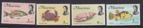 Mauritius QEII Stamps Marine Life Issue of 1969 (Catalogue R 350.00) Mint