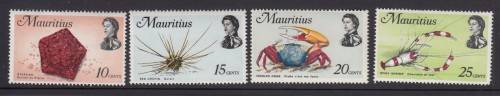Mauritius QEII Stamps Marine Life Issue of 1969 (Catalogue R 350.00) Mint