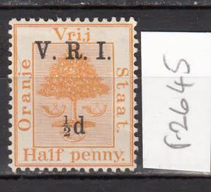 OFS British Occupation Surcharged V. R. I. 1/2d Mouted Mint Level `Dots`