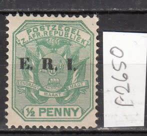 ZAR 1901 - 1/2d E.R.I. Overprint Mint