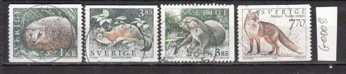 Sweden Group of Four Wild Animal Stamps