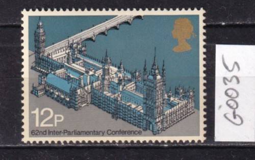GB Single 12p - 62nd Inter-Parliamentary Union Conference Stamp (Face Value R 1.00)