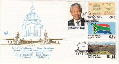 RSA FDC 6.3b Inauguration of Nelson Mandela 1994