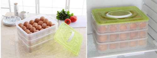 Egg Storage Box Yellow