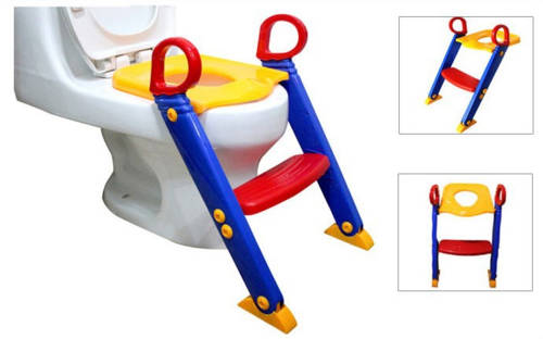 Toilet ladder chair