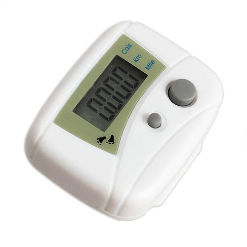 2014 LCD Run Step Pedometer Walking Distance Calorie Counter Passometer White