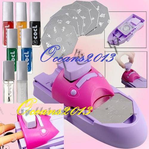 Nail printing machine, nail device, diy nail stamping printing machine polish
