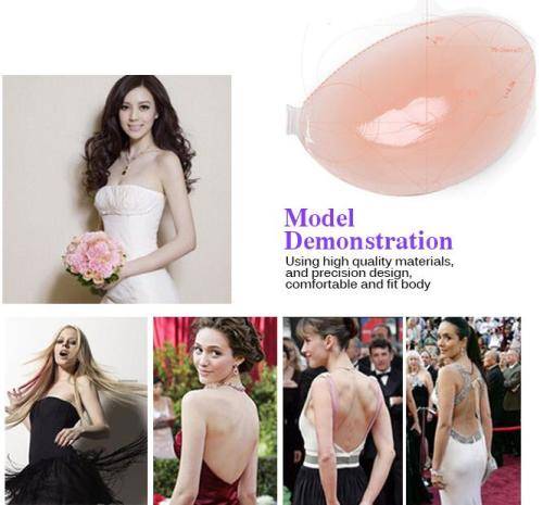 Silicone Nipple Backless Strapless Tube Bra For Bikini Hot Sale