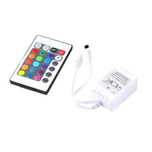 RGB 16 Colors Remote Control Box DC 12V for LED Light Strip security safety GU