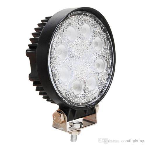 Round Waterproof IP67 24W Led Work Light