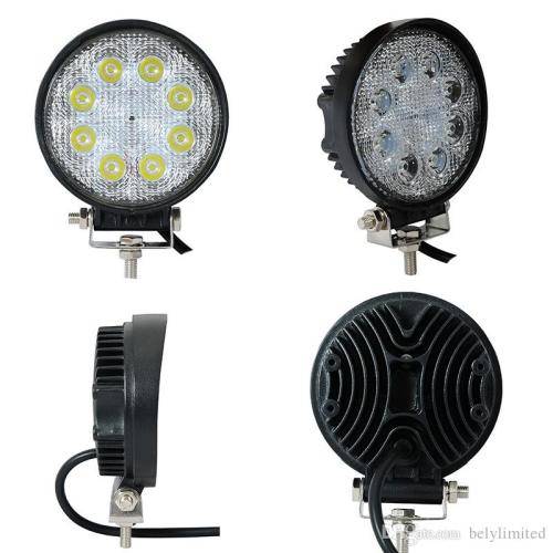Round Waterproof IP67 24W Led Work Light