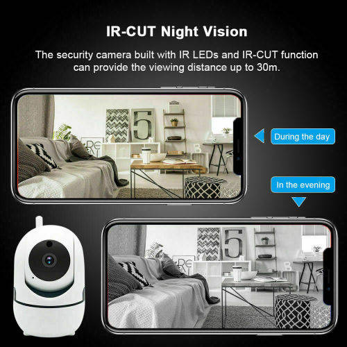 Wireless WIFI IR Cut Security IP Camera Night Vision Intelligent With Auto Tracking 1080P
