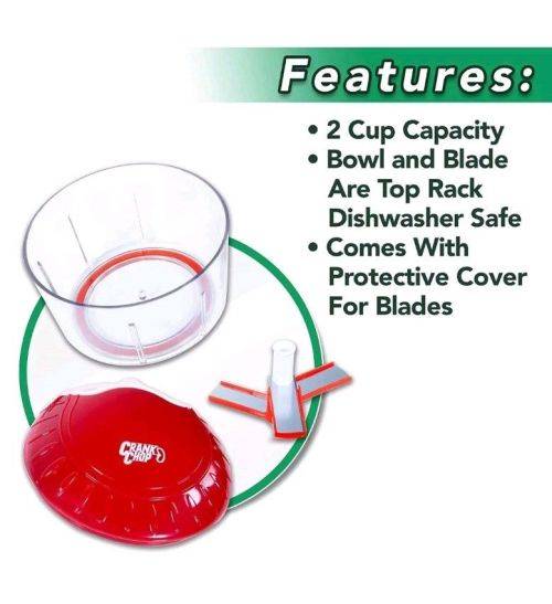 Crank Chop Food Manual Chopper Chop Mince And Puree