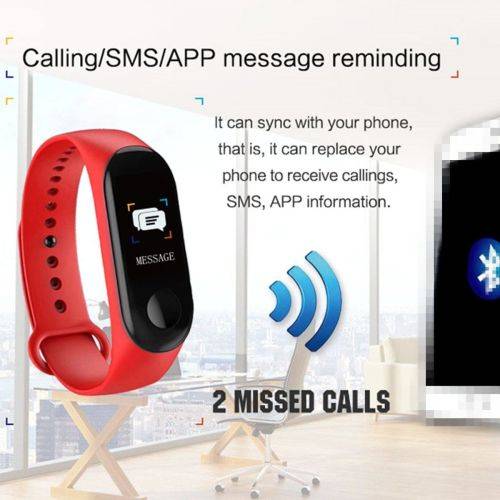 M3 Smart Watch Bracelet Fitness Activity Tracker Blood Pressure HeartRate