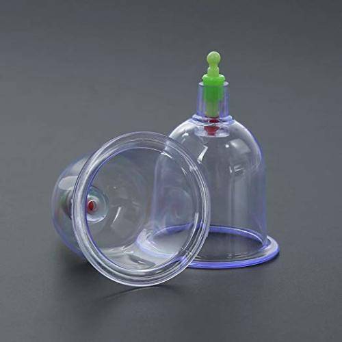 12 Cups Chinese Pull Out Vacuum Cupping Apparatus Therapy Body Massage Pump