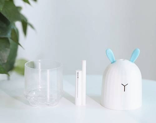 Cute Rabbit Humidifier USB Aroma Diffuser With LED Light