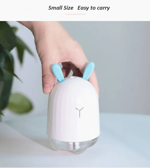 Cute Rabbit Humidifier USB Aroma Diffuser With LED Light