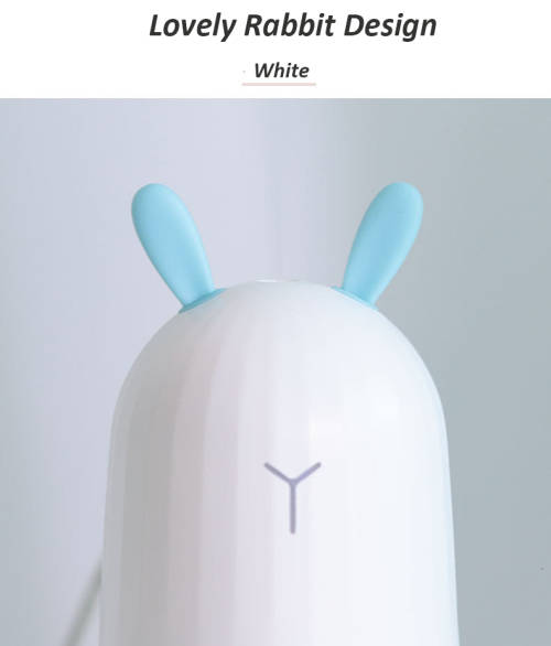 Cute Rabbit Humidifier USB Aroma Diffuser With LED Light
