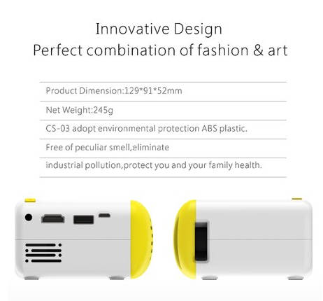 Mini Projector LED Smart Home Theater Projector CS-03