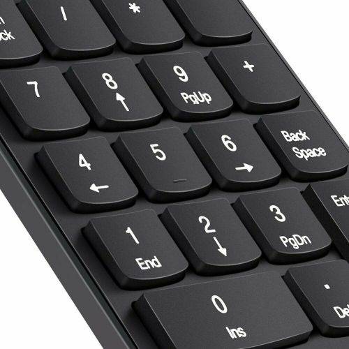 Wireless Numeric Keypad Cordless Number Keyboard Pad 18 Keys 2.4G
