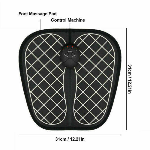 Foot Massager Folding Portable Electric Massage Mat EMS