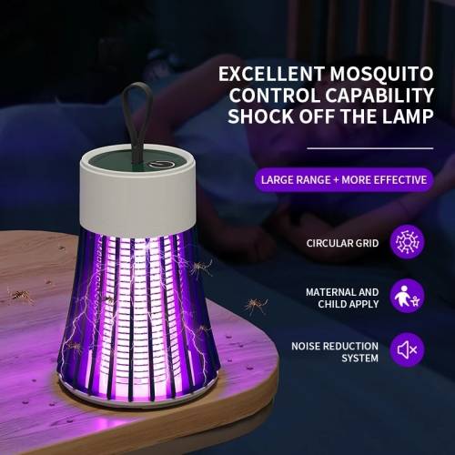 Outdoor Mosquito Killer Lamp USB Bug Zapper Electric for Bedroom Livingroom Patio Camping
