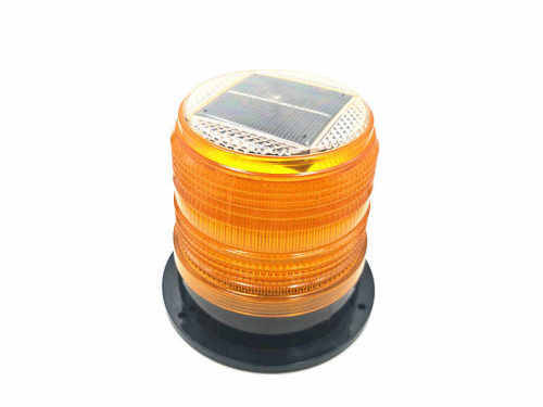 Solar FlashingTraffic Warning Light Lamp