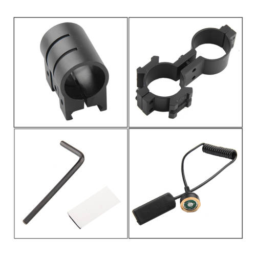 Green dot laser sight outside adjust rifle gun scope 2 switch rail mounts box set