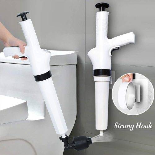 Tool Powerful Toilet Plunger Cleaner High-Pressure Exhaust Gun Clogging Dredge