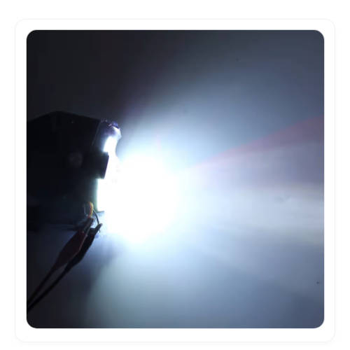 U7 10W CREE LED Headlamp Light with Angel Eyes Light for Motorcycle