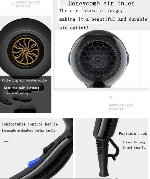 Hair Dryer Home Barber Shop Size Power Hair Salon Hot And Cold Hair Dryer