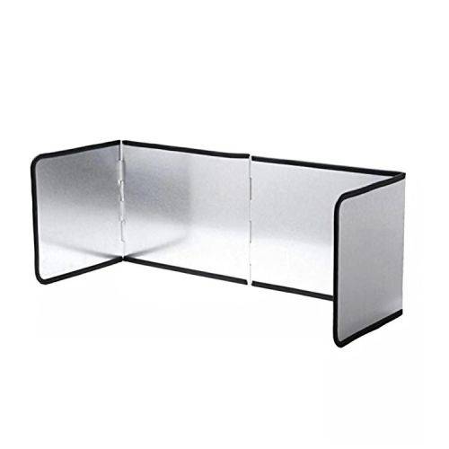 Stainless Steel Oil Splatter Guard Foil Kitchen Cooking  Foldable Oil Baffle