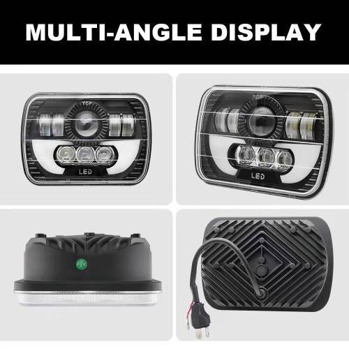 7 Inch Square Headlight Wrangler LED Headlight