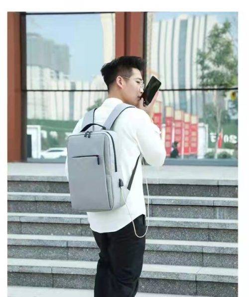 Laptop Backpack School Bag With External USB Charging Slot Design
