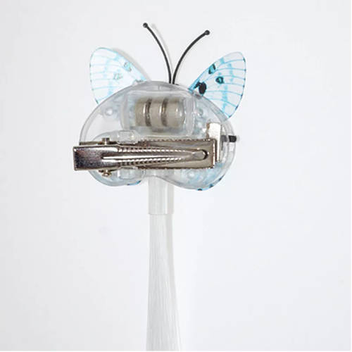 Led Luminous Glitter Braid Clip Hair Accessories Colorful Butterfly Wig Braid