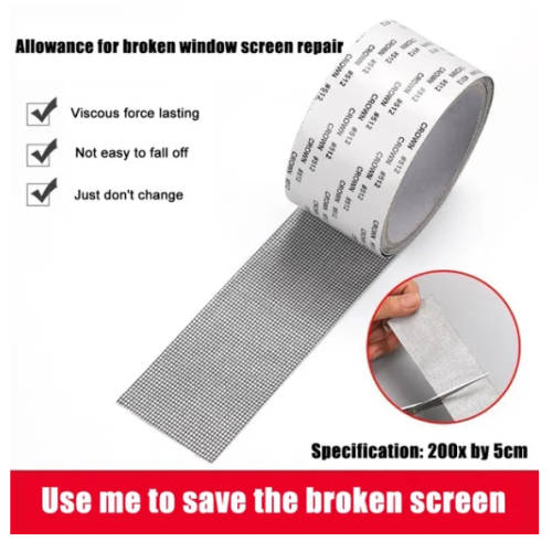 Tape Strong Glue Window Repair Tape Insect-Proof Fly Door Mosquito Net Window Screen Repair