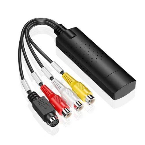 USB Video Capture Card TV Audio DVD DVR VHS to Digital File Converter AV Video Recording