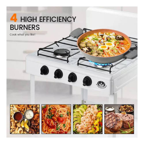 4 Burner Gas Stove With Stand