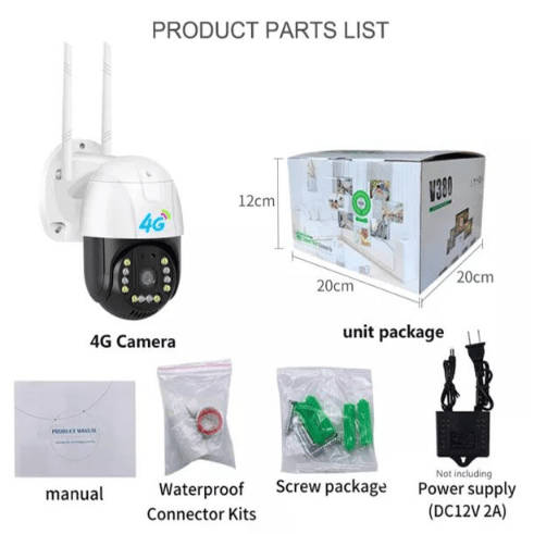 Outdoor Surveillance Camera 4G